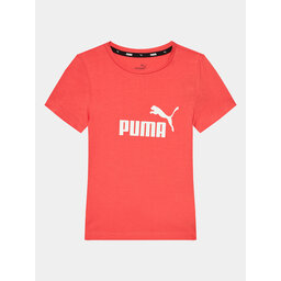 Puma Puma Majica Ess Logo 587029 Rdeča Regular Fit
