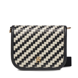 

Сумка Tommy Hilfiger Th City Crossover Woven AW0AW16077 Black / Calico 0GJ, Чорний