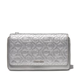 Calvin Klein Torebka Calvin Klein Ck Must Mini Bag_Emb K60K611384 Srebrny
