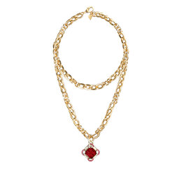 Guess Naszyjnik Guess JUBN04 474JW Złoty