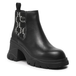 KARL LAGERFELD Botki KARL LAGERFELD KL42250 Black Lthr