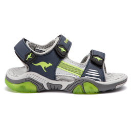 

Босоніжки KangaRoos Sandalshine 18353 000 4054 Dk Navy/Lime, Cиній
