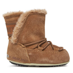 Moon Boot Śniegowce Moon Boot Crib Suede 34010300001 Brązowy