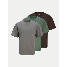 Jack&Jones Jack&Jones 3er-Set T-Shirts Hugo 12284202 Bunt Loose Fit