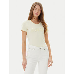 Guess Guess Majica W5GI17 J1314 Rumena Slim Fit