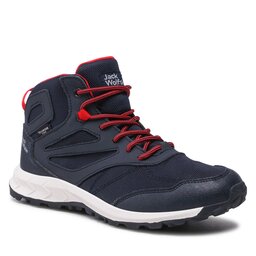 Jack Wolfskin Scarpe Jack Wolfskin Woodland Texapore Mid K 4042152 Night Blue/Red