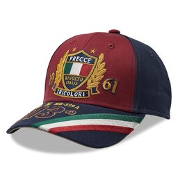 Aeronautica Militare Gorra con visera Aeronautica Militare 222HA1114CT2859 Bordeaux/Blu Scuro 94340