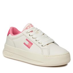 

Снікерcи Tommy Jeans Tjw City Flatform EN0EN02500 Ivory / Doll Pink YBI, Écru