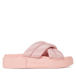 Tommy Jeans Чехли Tommy Jeans Tjw Flatform Sandal EN0EN02775 Розов