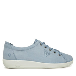 ECCO Sneakersy ECCO Soft 2.0 Tie 20650302434 Modrá