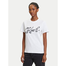KARL LAGERFELD KARL LAGERFELD Camiseta A3W17018 Blanco Regular Fit