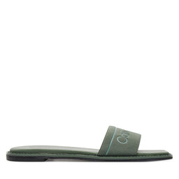 Calvin Klein Παντόφλες Calvin Klein Flat Slide He HW0HW01989 Πράσινο