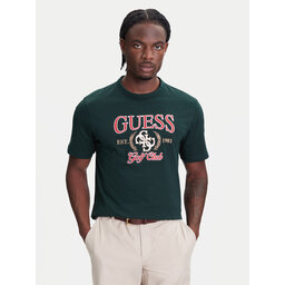 Guess Guess Majica M5YI22 K8FQ4 Zelena Regular Fit