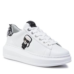 KARL LAGERFELD Tenisice KARL LAGERFELD KL62529 White Lthr W/Black