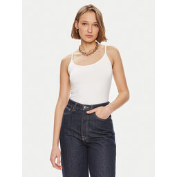 Gina Tricot Gina Tricot Felső 22470 Fehér Slim Fit