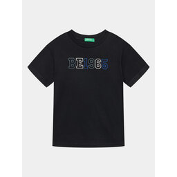 United Colors Of Benetton United Colors Of Benetton T-Shirt 3I1XC10D6 Μαύρο Regular Fit