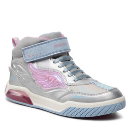 Geox Sneakersy Geox J Inek G. A J26ASA 0NFEW C1294 DD Silver/Sky