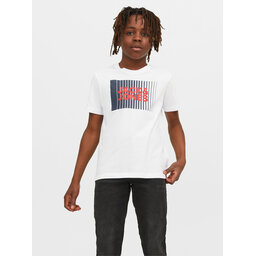 Jack&Jones Junior Jack&Jones Junior Póló Corp Logo 12257365 Fehér Standard Fit