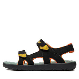 

Босоніжки Timberland Perkins Row 2 Strap Sandal TB0A5M3NEDN1 Black W Medium Yellow, Чорний