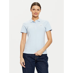 Tommy Hilfiger Tommy Hilfiger Poloshirt WW0WW43930 Himmelblau Slim Fit