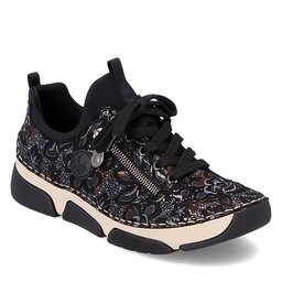 Rieker Tenisice Rieker 45973-90 Schwarz-Metallic / Schwarz 90