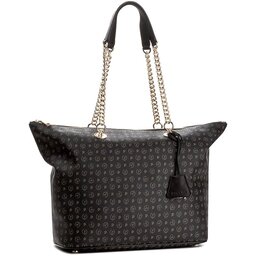Pollini Ročna torba Pollini TE8410PP02Q1100A Nero/Vit Nero