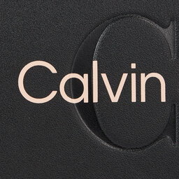 

Сумка Calvin Klein Jeans Sculpted Ew Flap Conv25 Mono K60K607198 Black With Rose 01F, Чорний