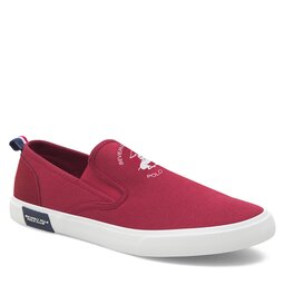 Beverly Hills Polo Club Sneakers aus Stoff Beverly Hills Polo Club M-VSS24001 Dunkelrot