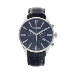 Roamer Klocka Roamer Superior Chrono 508837 41 40 05 Navy/Silver