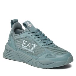 

Снікерcи EA7 Emporio Armani X8X152 XK378 T664 Triple Abyss/Wht, Бірюзовий
