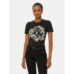 Versace Jeans Couture Versace Jeans Couture T-Shirt 78HAHC01 Μαύρο Regular Fit