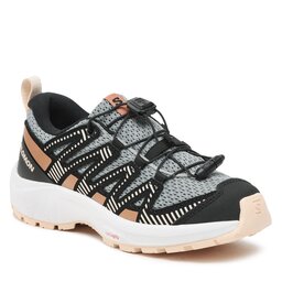 Salomon Trekking-skor Salomon Xa Pro V8 J 417622 09 W0 Monument/Mocha Mousse/Sun Kids