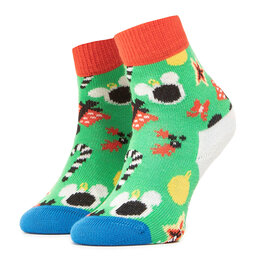 Happy Socks Otroške visoke nogavice Happy Socks KDNY01-7000 Zelena