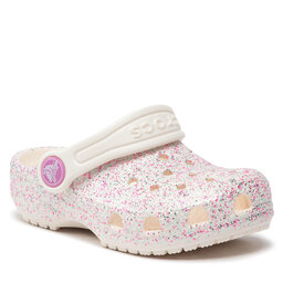 Crocs Natikače Crocs Classic Glitter Clog T 206992 Oyster