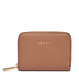 Liu Jo Mały Portfel Damski Liu Jo S Zip Around AA5169 E0087 Brązowy