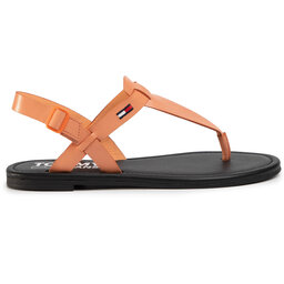 

Босоніжки Tommy Jeans Color Block Basic Thong Sandal EN0EN00908 Melon Orange SC1, Оранжевий