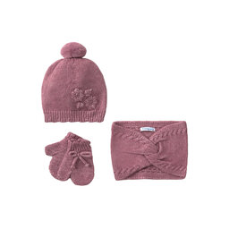 Mayoral Set Mütze, Loop-Schal und Handschuhe Mayoral 10019 Rosa