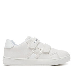 Tommy Hilfiger Sneakers Tommy Hilfiger Flag Low Cut Velcro Sneaker T1A9-33726-0375 S Weiß