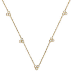 

Намисто Fossil Trio Glitz JF04115710 Gold, Золотий