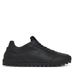 Calvin Klein Laisvalaikio batai Calvin Klein Low Profile Runner Lth Mg YW0YW02049 Juoda
