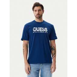 Guess Guess T-Shirt F5GI11 I3Z14 Μπλε Oversize