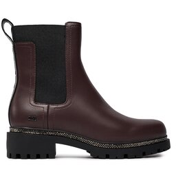 DKNY Botki DKNY RICK Bordowy