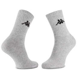 

Набір з 3 пар низьких шкарпеток unisex Kappa 704304 Grey Melange 19M, Сірий