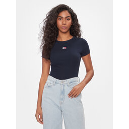 Tommy Jeans Tommy Jeans Camiseta Badge DW0DW17881 Azul marino Slim Fit