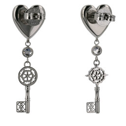 

Сережки Guess JUBE042 17JW RHODIUM, Срібний