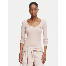 Guess Guess Блузка V4BP07 K8RT2 Рожевий Slim Fit