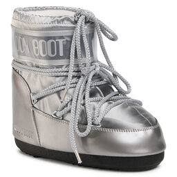 Moon Boot Μπότες Χιονιού Moon Boot Classic Low Glance 14093500002 Silver