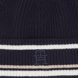 

Шапкa Tommy Hilfiger Th Monogram Beanie AM0AM11503 Space Blue DW6, Cиній