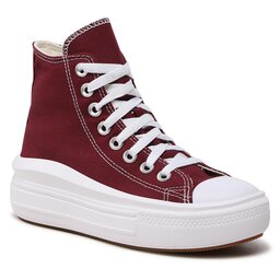 Converse Tornacipő Converse Ctas Move Hi A02430C Dark Beetroot/White/White