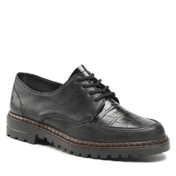 Rieker zapatos Oxford Rieker 54806-00 Schwarz